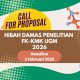 Penerimaan Proposal Hibah Damas Penelitian Tahun 2026 FK-KMK UGM